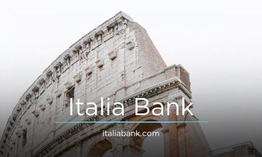 ItaliaBank.com - Creative brandable domain for sale
